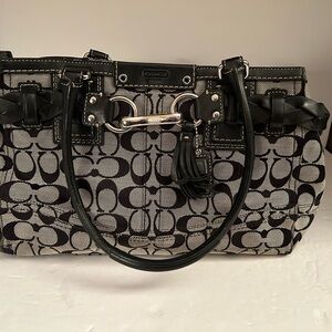 Black coach purse